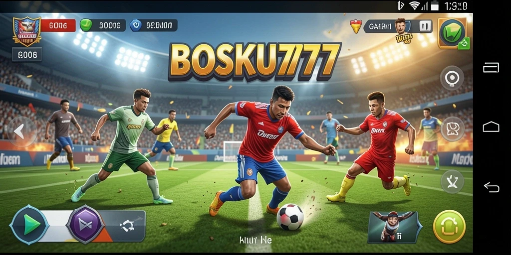 Tampilan gameplay <strong>BOSKU777</strong> yang seru dan menantang.