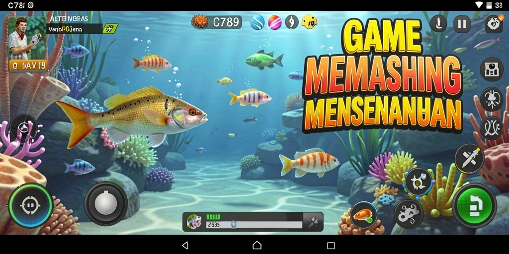 Tangkapan besar dalam permainan C789 dengan grafik menakjubkan.