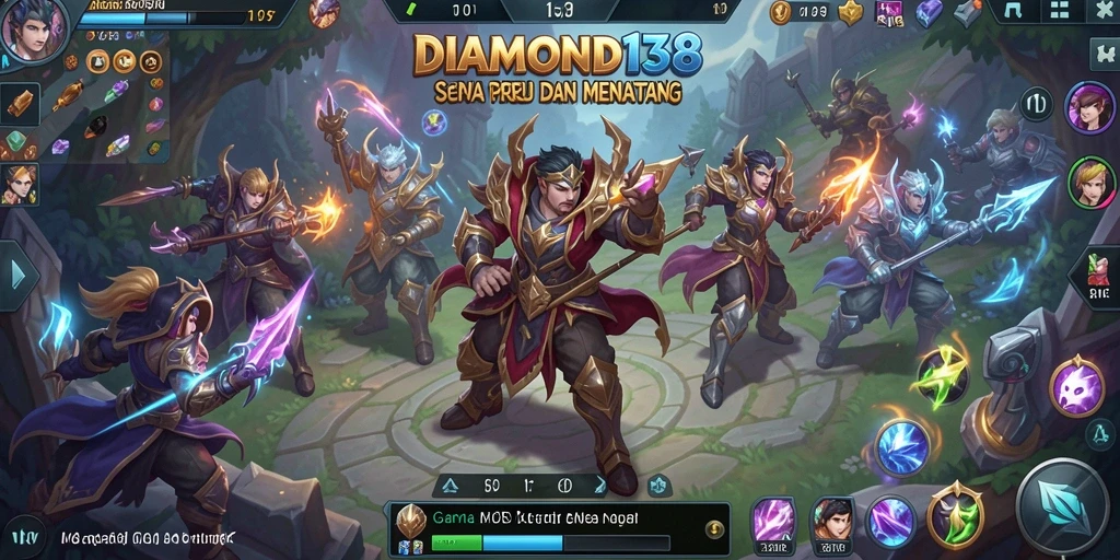 Tampilan menarik dari gameplay seru DIAMOND138.