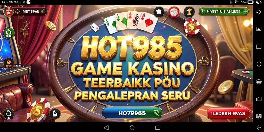 Screenshot HOT985 menampilkan pengalaman bermain Kasino yang mengasyikkan.