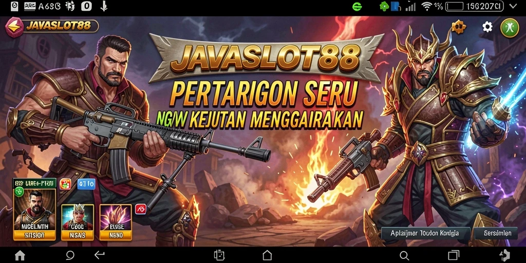 Tangkapan layar gameplay pertarungan seru di JAVASLOT88.