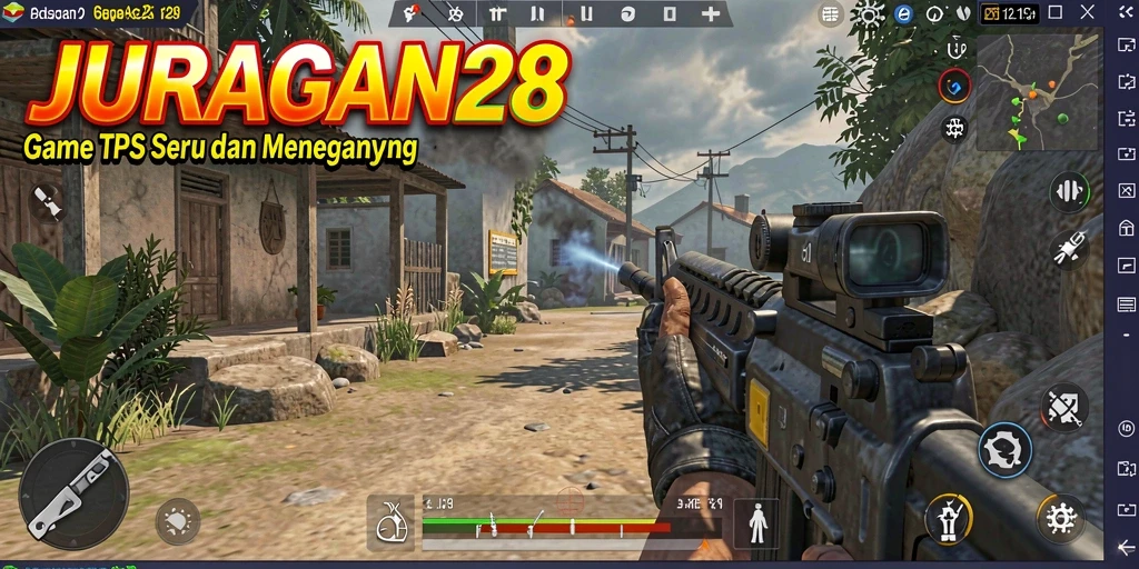 Tampilan seru dari gameplay JURAGAN28 yang menegangkan.