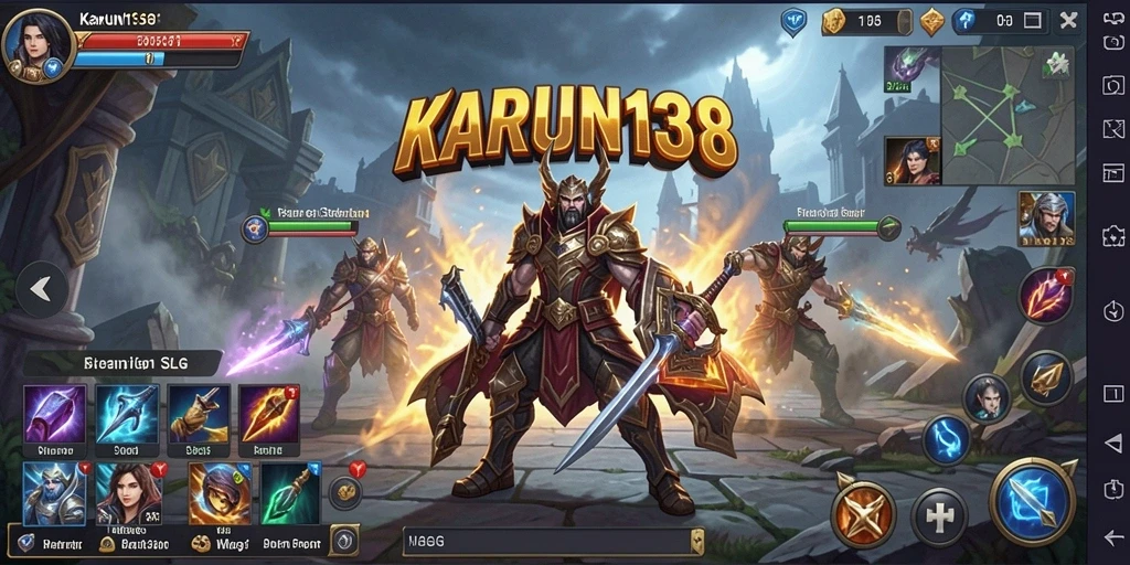 Tampilan gameplay <strong>KARUN138</strong> yang menarik dan mendalam.