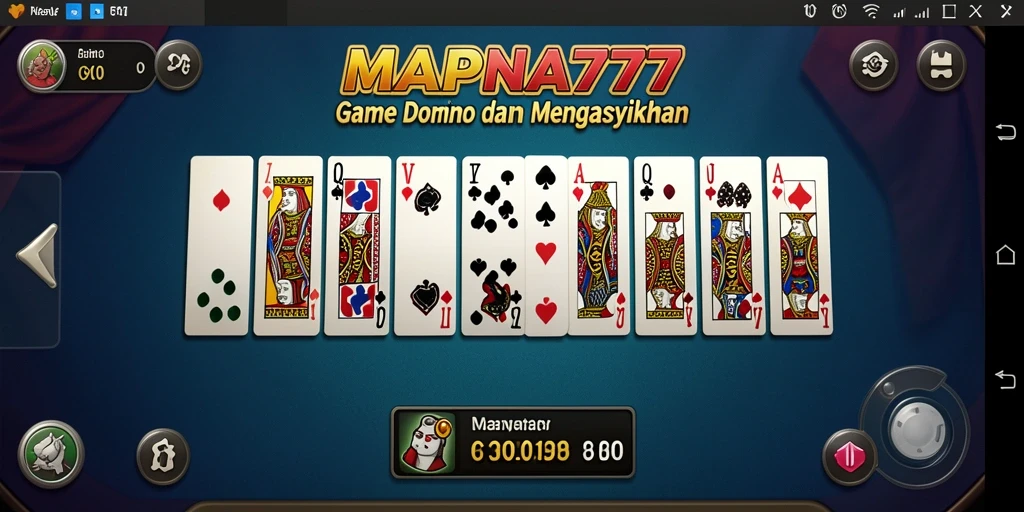 Gameplay seru dan menarik dari MAPNA777 di meja Domino.