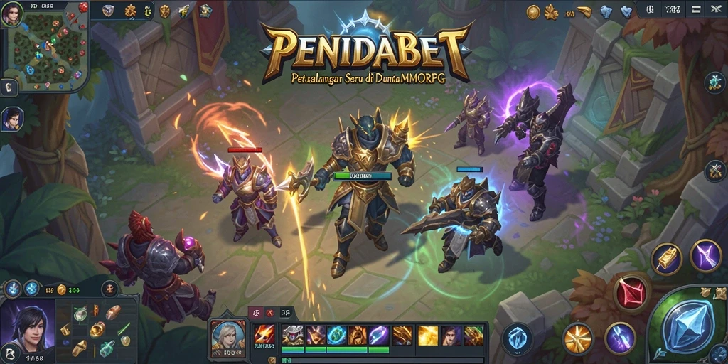 Tampilan gameplay menarik dalam dunia MMORPG PENIDABET.