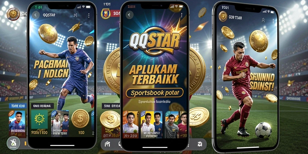 Tampilan antarmuka QQSTAR yang menarik dan dinamis saat bermain sportsbook.