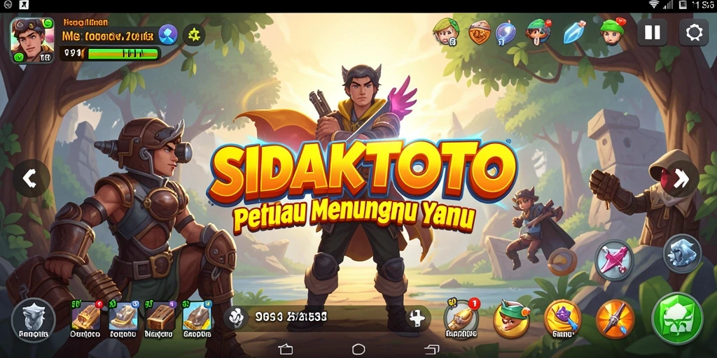 Tampilan gameplay SIDAKTOTO yang penuh tantangan dan petualangan.