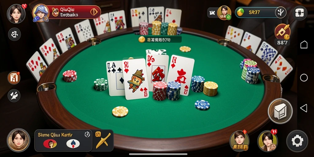 Tampilan gameplay QiuQiu yang menarik di SR877.